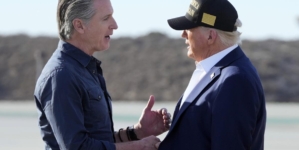 The gift Trump never meant to give: the spotlight to Newsom