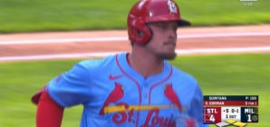Nolan Gorman crushes three-run home run, extending Cardinals' lead over Brewers