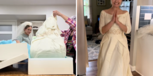 Woman Buys 1963 Wedding Dress for $5 at Estate Sale—but There’s a Twist