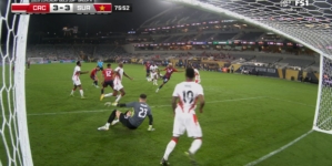 Josimar Alcócer converts on a beautiful finish to help Costa Rica tie game vs. Suriname
