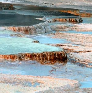 Nature: Mammoth Hot Springs at Yellowstone