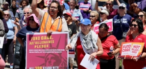 Orange County congresswoman targeted by protests over Trump megabill, cuts to healthcare