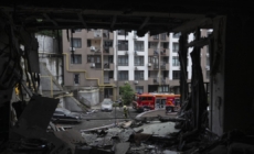 Russia launches attack on Kyiv hours before NATO allies meet