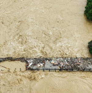 Record rainfall in central China leads to flooding and evacuations
