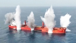 Ship attacked in the Red Sea after a bulk carrier sinking claimed by Yemen’s Houthi rebels