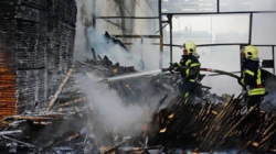 Russia launches another record drone attack, Ukrainian officials say