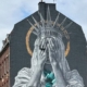 New mural in France shows Statue of Liberty covering eyes in swipe at Trump