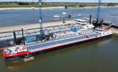 World’s first hybrid solar cargo ship launches in Germany