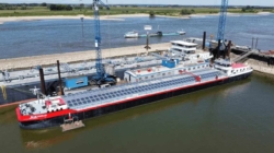 World’s first hybrid solar cargo ship launches in Germany
