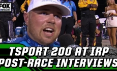 Layne Riggs & more post-race interviews from Lucas Oil Indianapolis Raceway Park | NASCAR on FOX