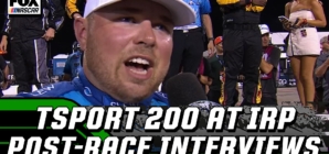 Layne Riggs & more post-race interviews from Lucas Oil Indianapolis Raceway Park | NASCAR on FOX