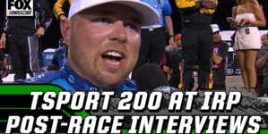 Layne Riggs & more post-race interviews from Lucas Oil Indianapolis Raceway Park | NASCAR on FOX