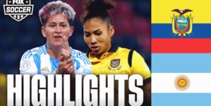 Ecuador vs. Argentina 2025 Copa América Femenina Highlights | FOX Soccer