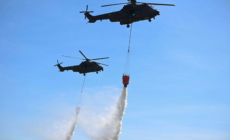 Defense Forces Helicopter Back in Action to Help Bulgaria Fight Wildfires