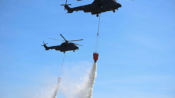 Defense Forces Helicopter Back in Action to Help Bulgaria Fight Wildfires