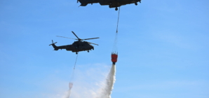 Defense Forces Helicopter Back in Action to Help Bulgaria Fight Wildfires