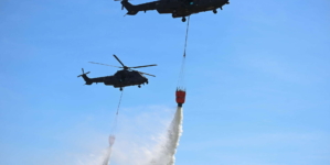 Defense Forces Helicopter Back in Action to Help Bulgaria Fight Wildfires