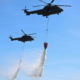 Defense Forces Helicopter Back in Action to Help Bulgaria Fight Wildfires