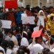 Grief and anger in Bangladesh as death toll from military training jet’s crash into school hits 31