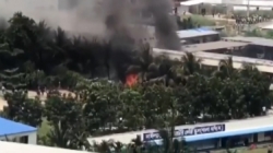Military jet crashes into school campus in Bangladesh