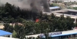 Military jet crashes into school campus in Bangladesh