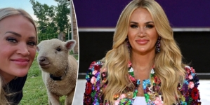 Country star Carrie Underwood grows produce, raises sheep at family farm
