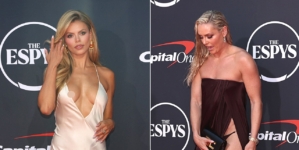 SI model Brooks Nader and Olympic skier Lindsey Vonn face dress mishaps at ESPYs
