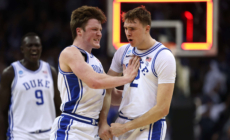 Duke Reacts to Cooper Flagg-Kon Knueppel Postgame Interaction