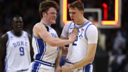 Duke Reacts to Cooper Flagg-Kon Knueppel Postgame Interaction