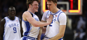 Duke Reacts to Cooper Flagg-Kon Knueppel Postgame Interaction