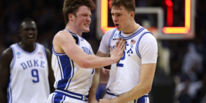 Duke Reacts to Cooper Flagg-Kon Knueppel Postgame Interaction