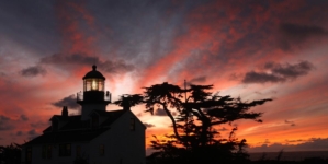 Plane with three people aboard crashes offshore near Monterey County lighthouse