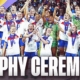 England's Full Trophy Ceremony after win over Spain in UEFA Women's Euro Final | FOX Soccer