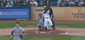 Twins’ Byron Buxton hits a 479-foot three-run homer vs. Rangers