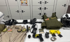 A cop or a criminal? Police stop motorcyclist with uniform, badge and gun and learn he’s a convicted felon