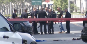 Machete-wielding man shot by LAPD outside Crypto.com Arena after chase
