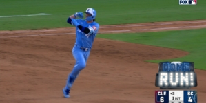 Bobby Witt crushes two-run homer, cutting Royals' deficit vs. Guardians