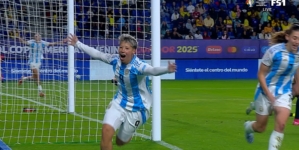 Kishi Núñez gets on the board for Argentina 1-0 over Ecuador