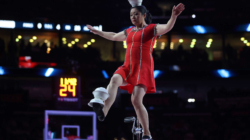 Fan-Favorite Halftime Act Red Panda Helped Off Court After Injury
