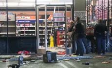 Thieves ransack an AutoZone in South L.A. after street takeover