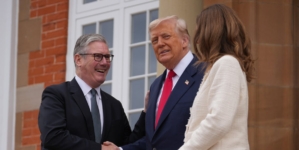 Trump meets U.K. leader Starmer as he celebrates striking trade deal with EU