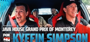 Kyffin Simpson takes Will Buxton around Laguna Seca before Grand Prix of Monterey
