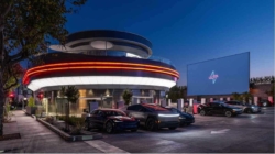 Tesla opens retro diner with EV charging station in West Hollywood
