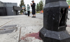 Driver rammed into crowd outside Hollywood club, then was shot. Alleged shooter now under arrest