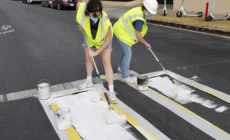 Tired of waiting for the city, Angelenos paint their own crosswalks. Some become permanent.