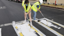 Tired of waiting for the city, Angelenos paint their own crosswalks. Some become permanent.