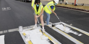Tired of waiting for the city, Angelenos paint their own crosswalks. Some become permanent.