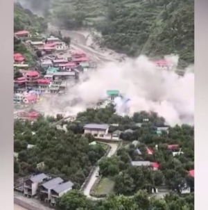 Terrifying Video Shows Flash Flooding Tear Through Village in India