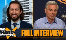 Nick Wright on Luka Doncic’s extension, Caleb Williams, Cowboys | FULL INTERVIEW | The Herd