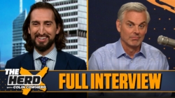 Nick Wright on Luka Doncic’s extension, Caleb Williams, Cowboys | FULL INTERVIEW | The Herd